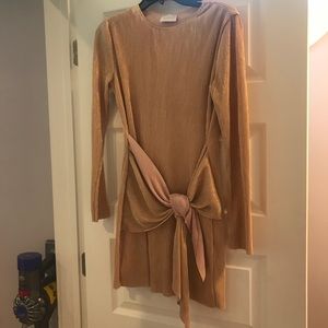 Long sleeve bow dress hallelu